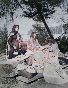 Tuscarora Women at Niagara Falls, 1875.
