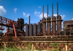 Andrew Carnegie's U.S. Steel Works, Duquesne, Pennsylvania by the Historic American Buildings Survey. Andrew Carnegie's U.S. Steel Works, Duquesne, Pennsylvania by the Historic American Buildings Survey