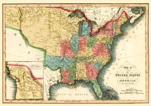 United States Map by Simpkin & Marshall, 1832. United States Map by Simpkin & Marshall, 1832.