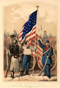 Volunteers in defense of the government against usurpation by James Queen, 1861 Volunteers in defense of the government against usurpation by James Queen, 1861