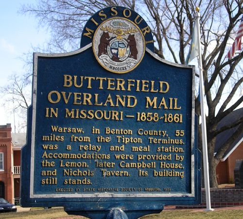 Historic Marker, Warsaw, Missouri