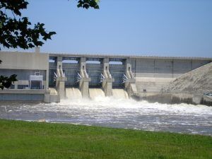 Truman Dam at Warsaw, Missouri by Kathy Alexander.