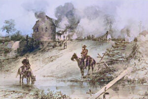 The war-torn South after the Civil War. The war-torn South after the Civil War.