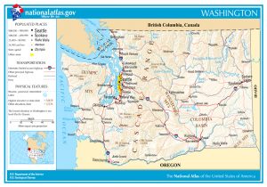 Washington Map Washington Map