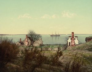Yorktown Harbor, VA, Detroit Photographic,1903. Yorktown harbor, VA, Detroit Photographic,1903